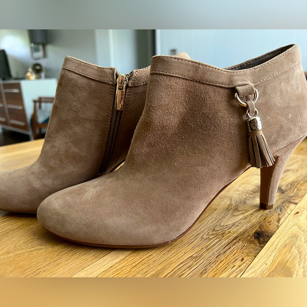 Vince Camuto Heeled Booties with Tassle